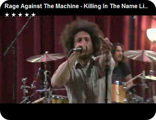 RAGE AGAINST THE MACHINE - Killing in the name of, live BBC radio